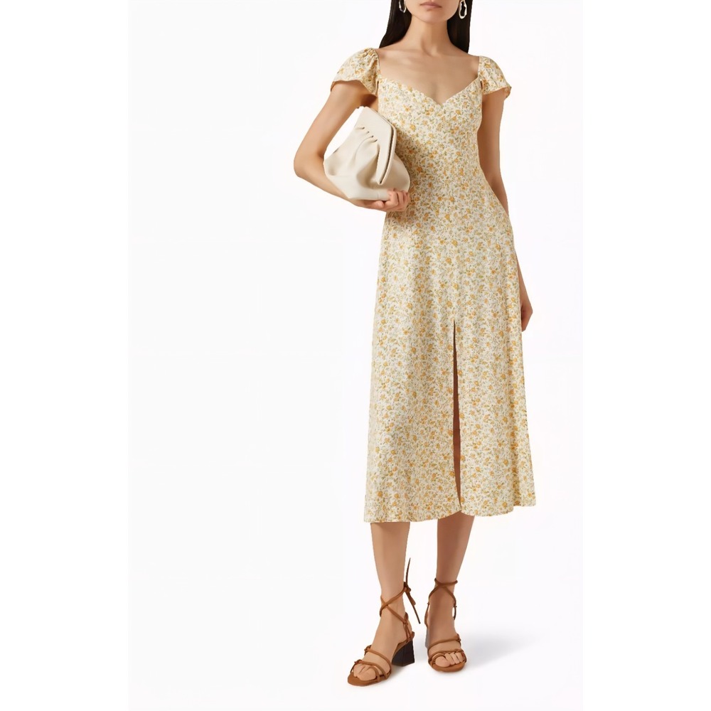 Reformation Baxley Dress in Lima size 10